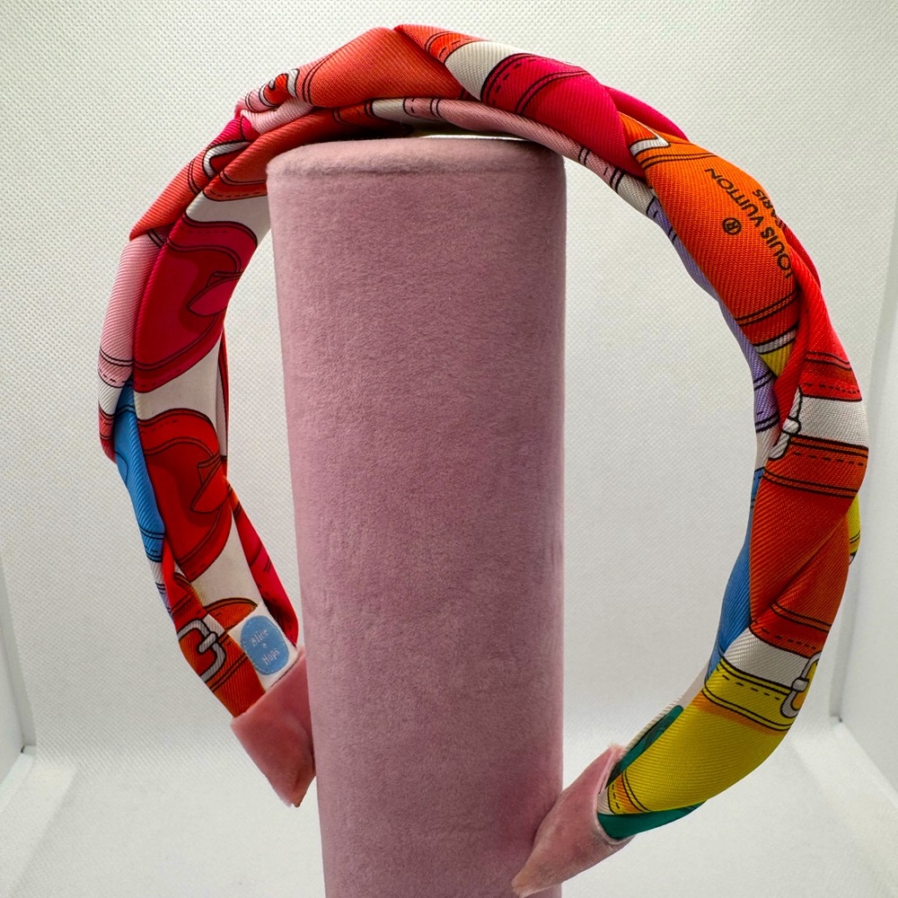 👑 Alice + Hops Louis Vuitton Upcycled Headband GRACE